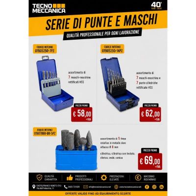 SERIE MASCHI A MACCHINA E FRESE ROTATIVE