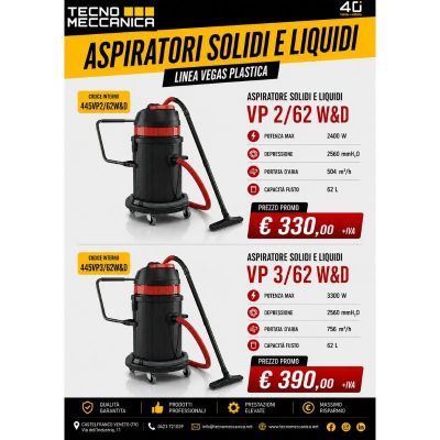 ASPIRATORI INDUSTRIALI VP2/62 E VP3/62