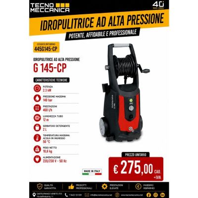 IDROPULITRICE G145-CP ACQUA FREDDA
