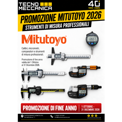 Promozione Mitutoyo Fine Anno 2026
