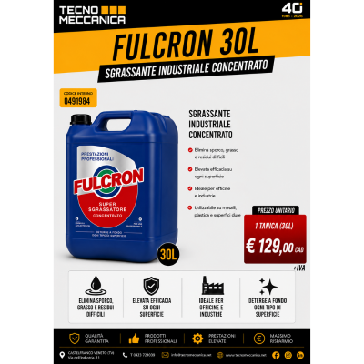 SUPER PULITORE FULCRON 30L