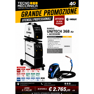 UNITECH 368 AIR + ACCESSORI